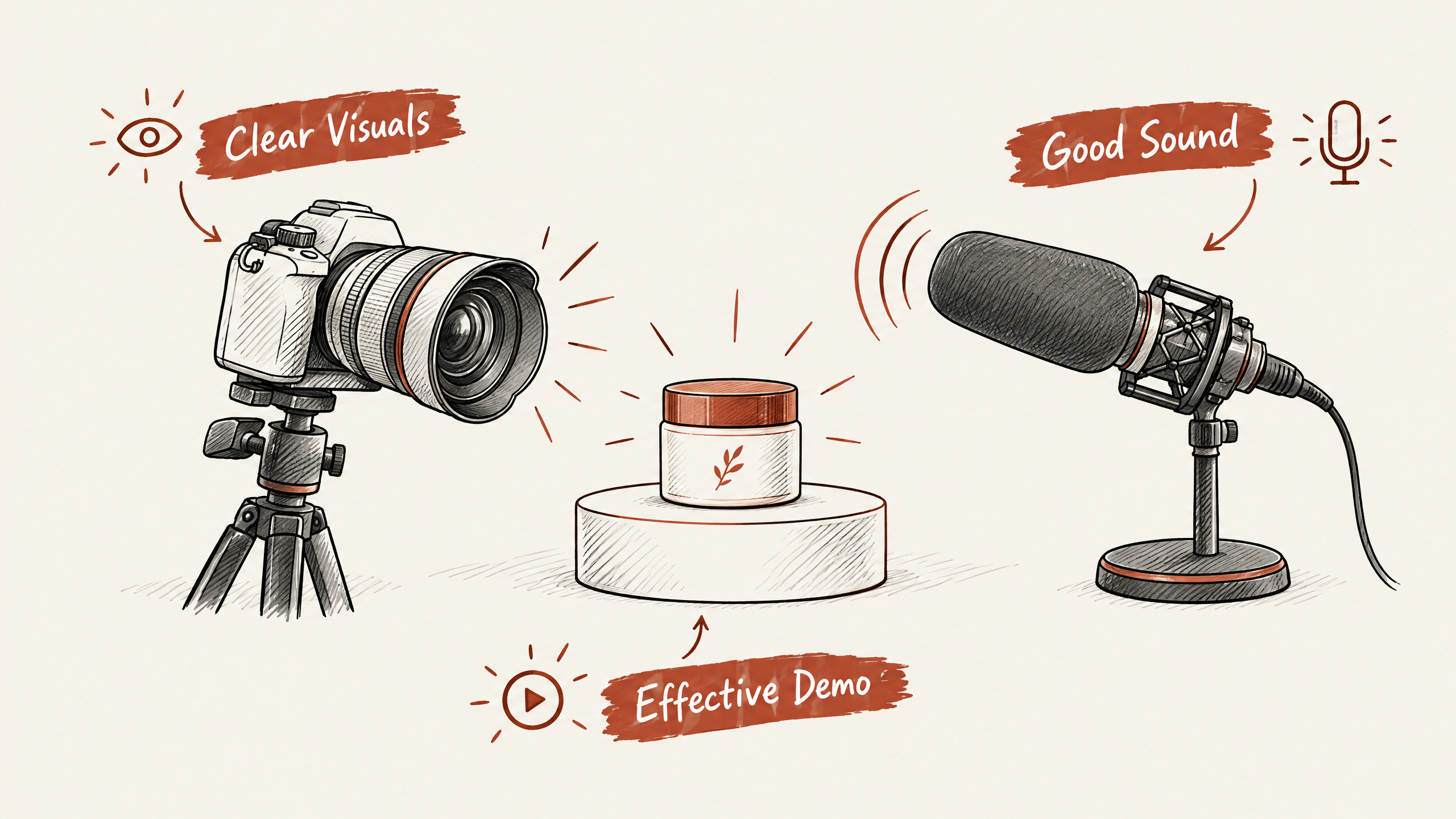 4. Prioritize High-Quality Visuals and Sound — 6 Essential Tips for Creating Impactful Product Demo Videos