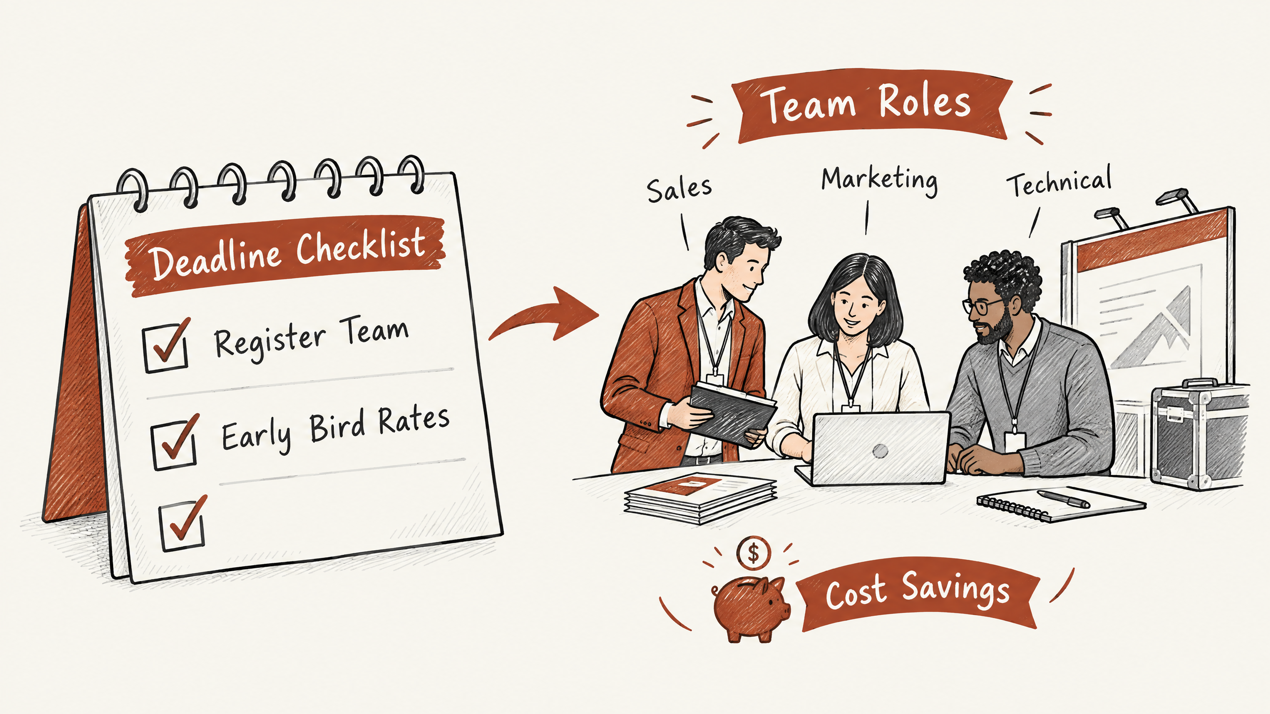 3. Register Attendees — 6 Critical Deadlines Every Trade Show Exhibitor Must Remember