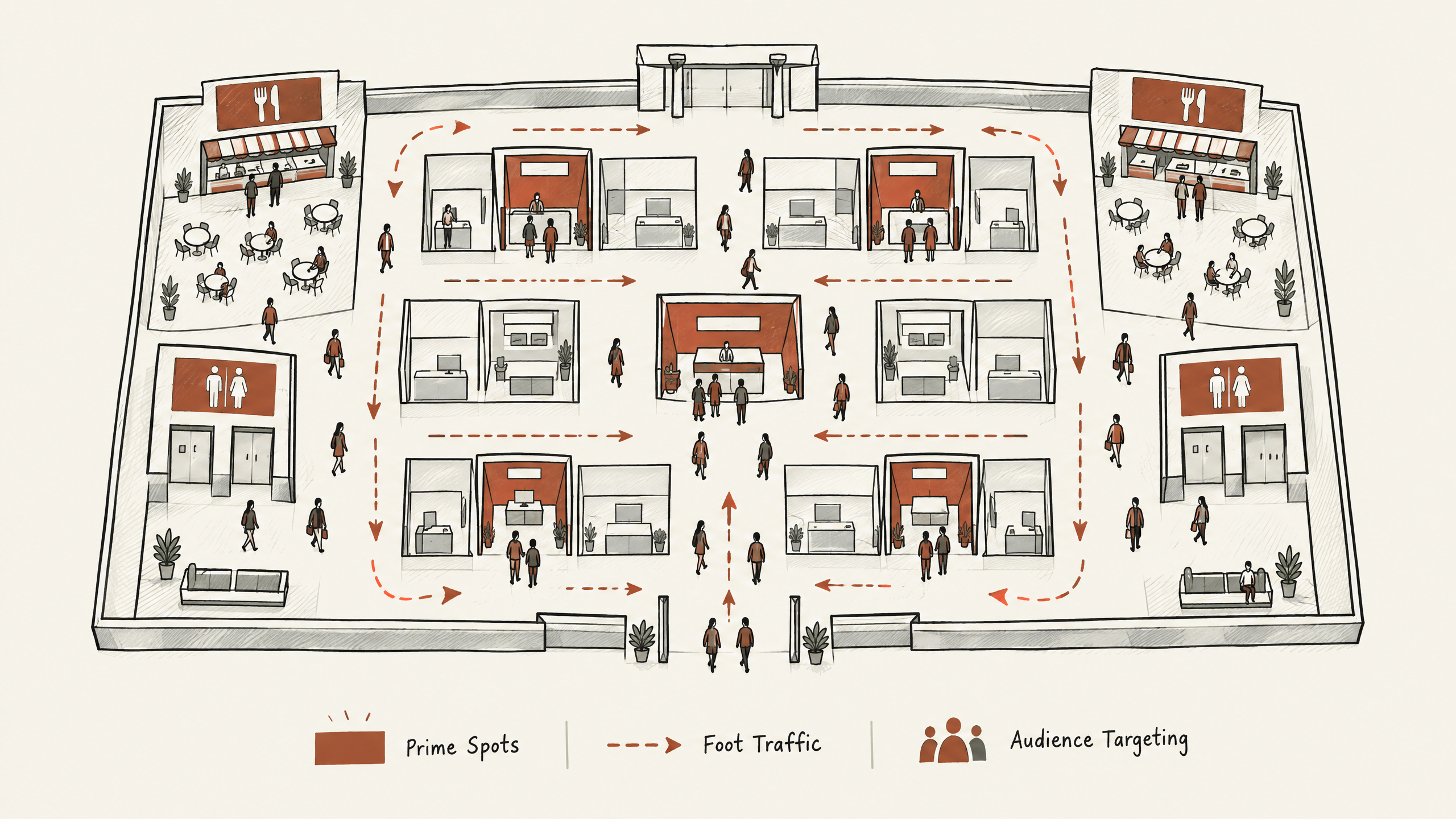4. Select the Right Booth Location — 7 Critical Components of a Successful Trade Show Planning Checklist