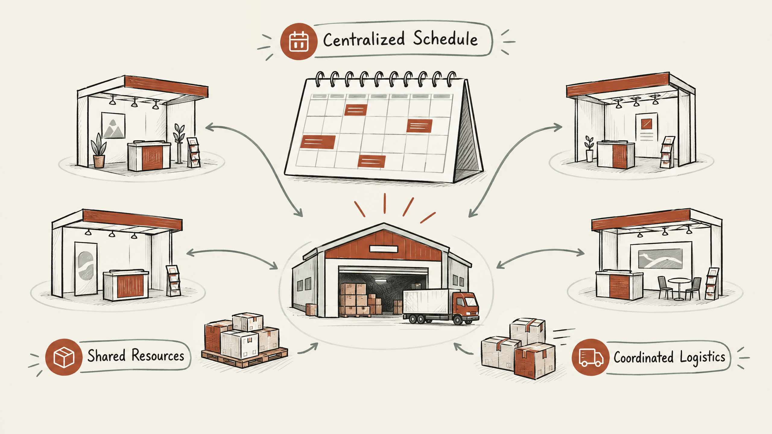 3. Simplify Logistics and Operations — 6 Key Benefits of Implementing a Multi-Show Program