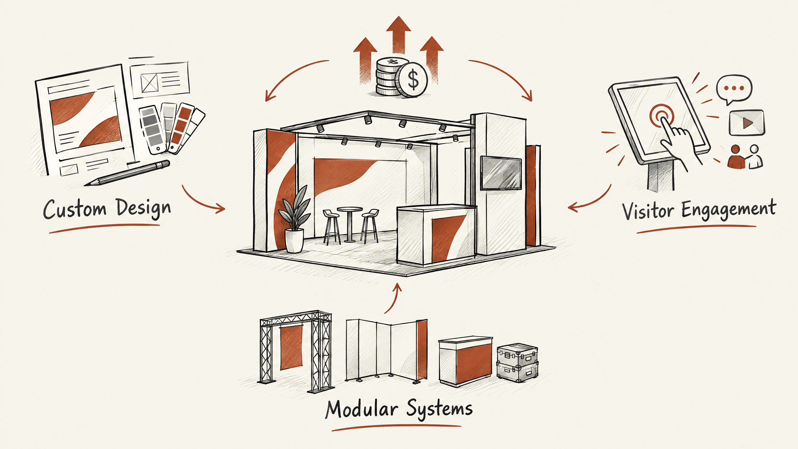 3. The Impact of Booth Design and Customization — 7 Essential Factors Impacting Trade Show Booth Rental Costs