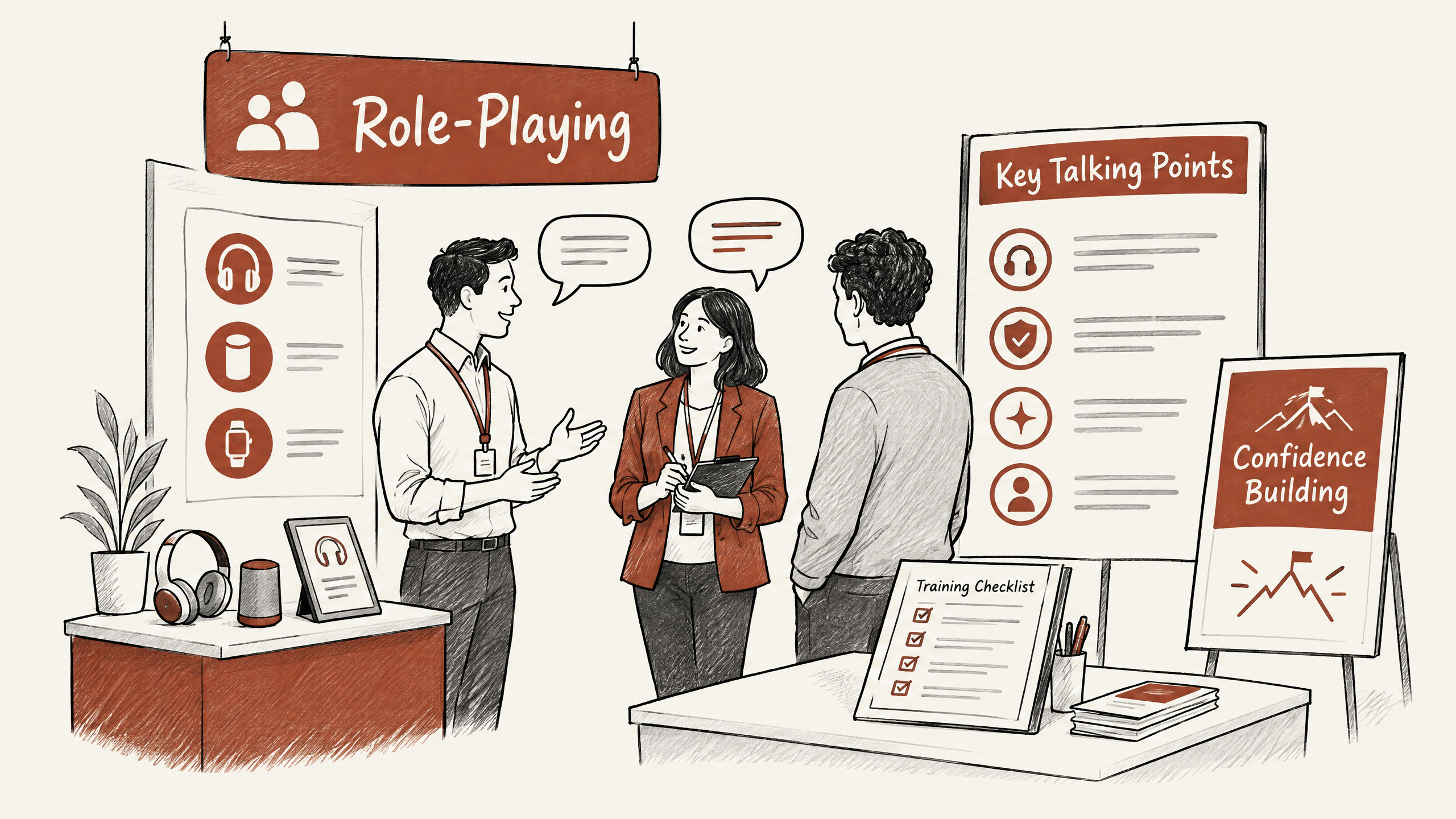 2. Train and Prepare Your Team — 4 Key Steps for Developing an Effective Trade Show Staff Plan