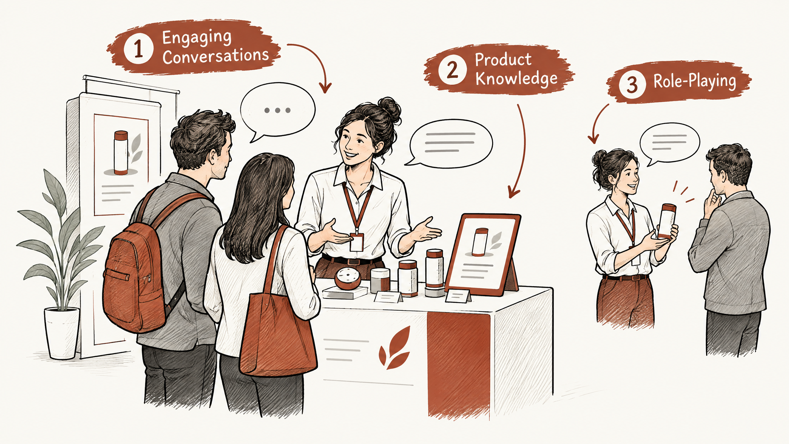 4. Train Your Staff for Engaging Interactions — 6 Strategies to Boost Attendee Engagement in Your Trade Show Booth