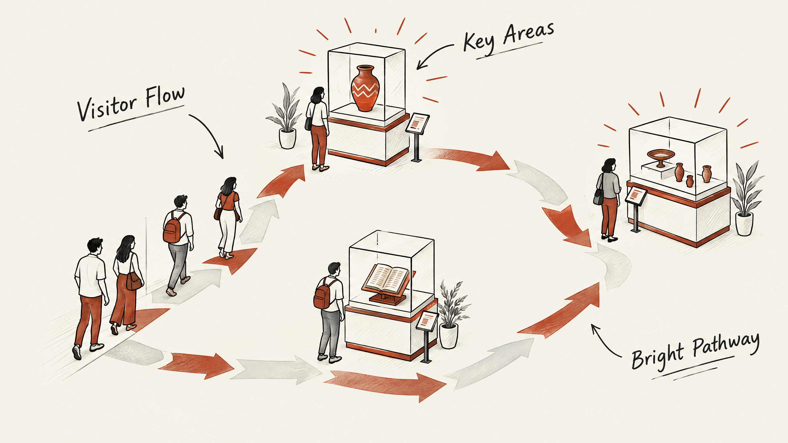 7. Use Color to Guide Visitor Flow — 7 Creative Ways to Use Color Psychology in Booth Graphics