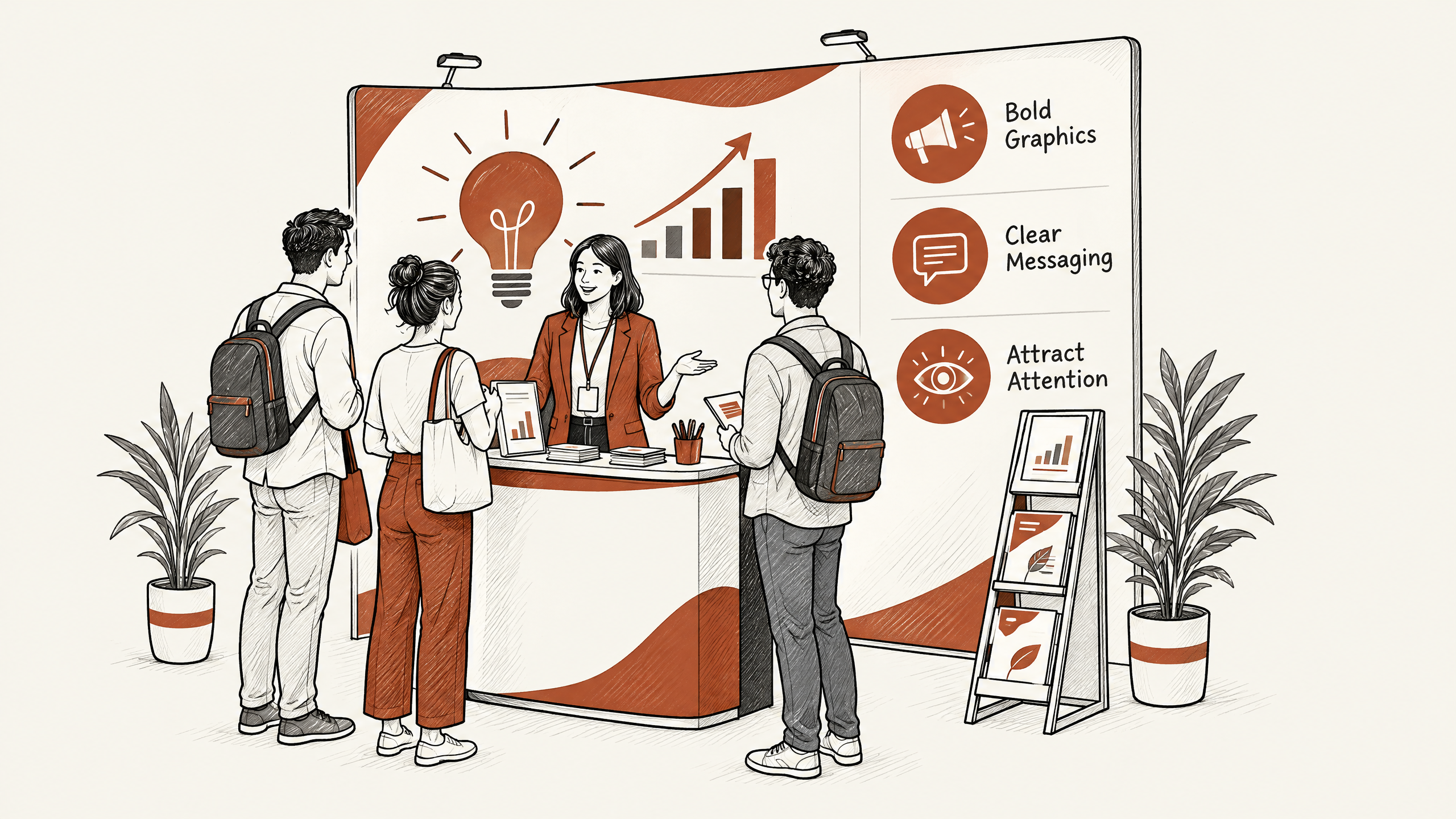 4. Use Engaging Visuals — 6 Essential Elements for Crafting an Effective Booth Message