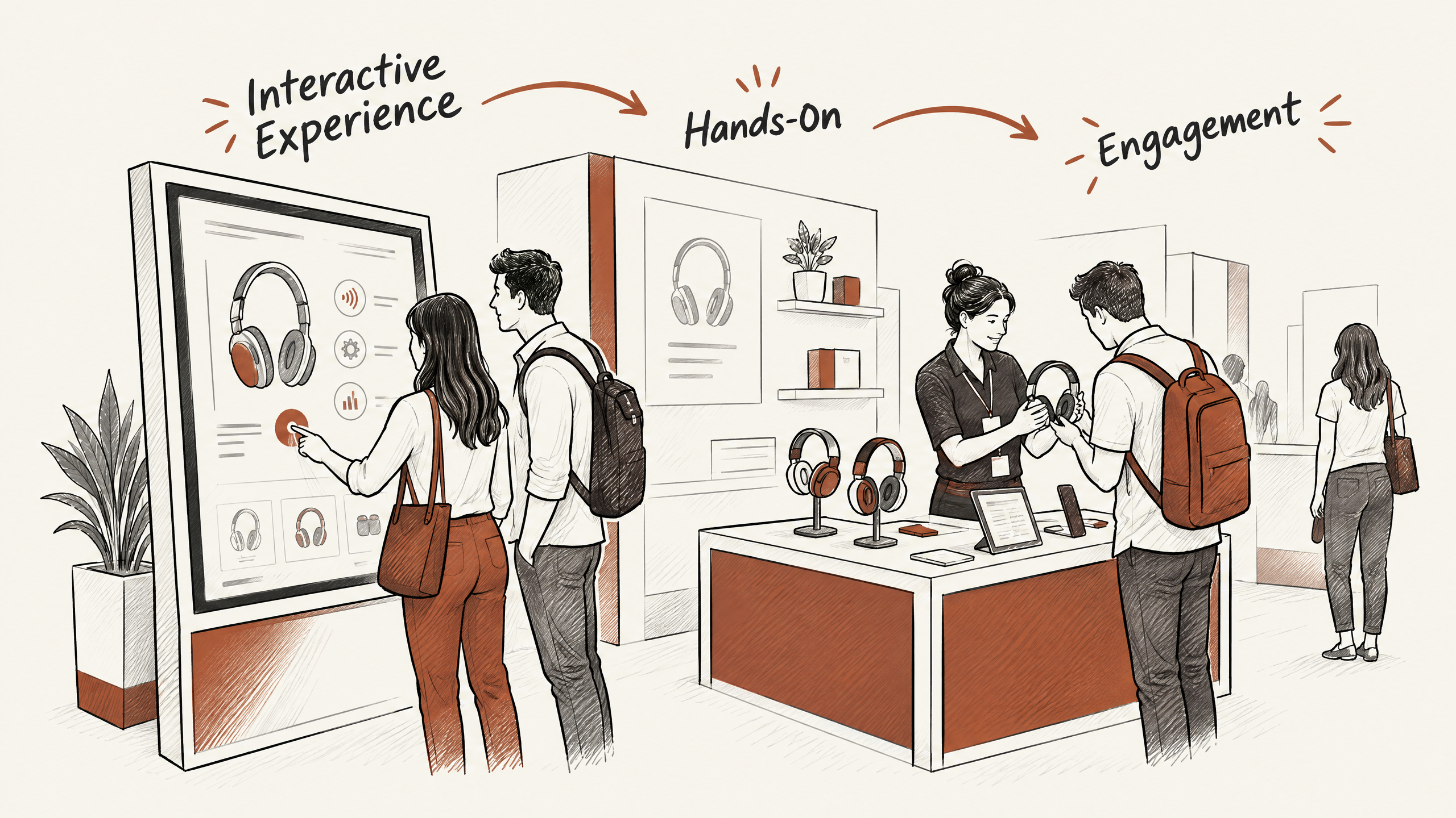 6. Use Interactive Demonstration Areas — 7 Practical Tips for Designing Large Trade Show Booths